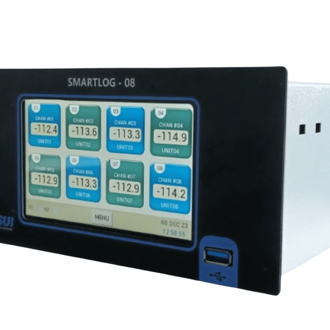 Touchscreen Data Recording Temperature Setting (Single Point)